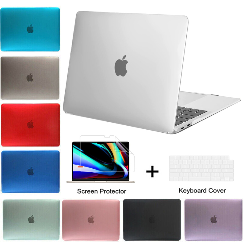 【Online】 Matte Case For MacBook Air 13.6 A2681 Pro 14.2 A2442 Laptop Case Macbook Air 13.3 A1932 A2337 A2338 Air 11 12 13 14 Accessories
