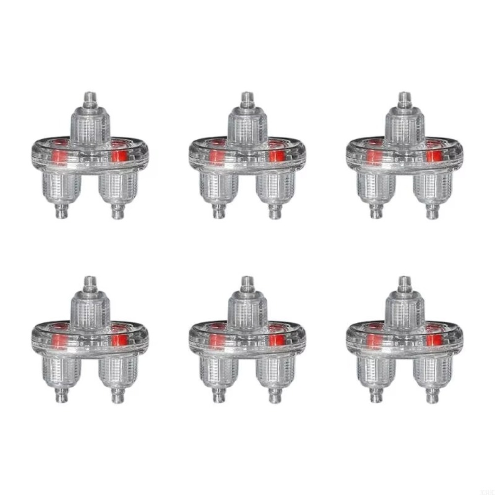 SQUAD 6PCS Chuyên nghiệp Bể cá, máy bơm khí, bộ điều khiển, van. Chống thấm nước Chống rơi rớt Bộ điều chỉnh áp suất máy bơm khí cho bể cá Linh kiện máy bơm Nhựa Van một chiều Sử dụng trong bể cá - 2