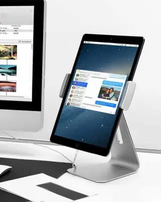 Tablet Stand-Desktop Holder Adjustable, Multi Angle-Ipad Dock Desk