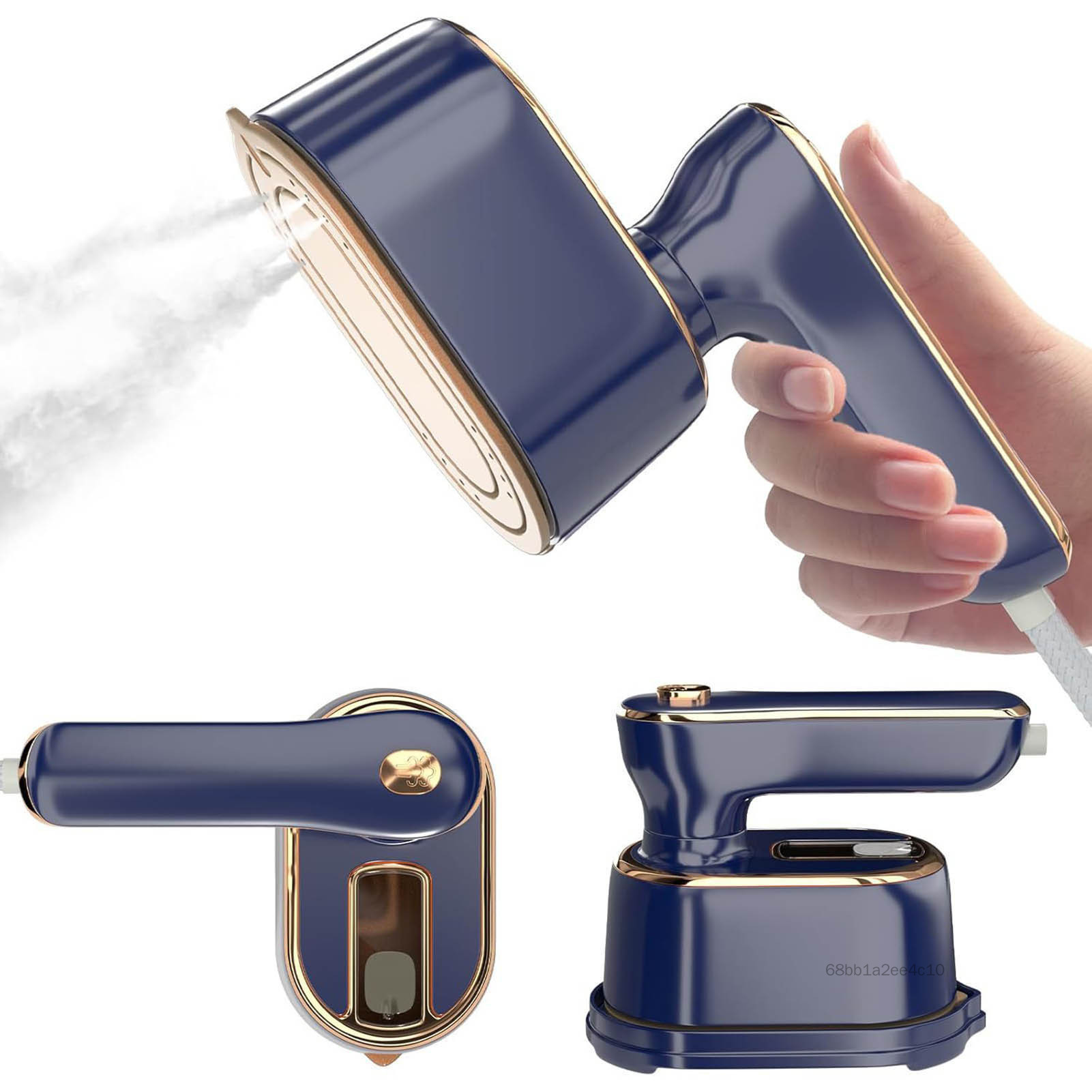 Sogo Steamer Iron Mini cầm tay cầm tay cầm tay cầm tay cho quần áo máy sắt bằng điện để đi du lịch về nhà HJJN-VN