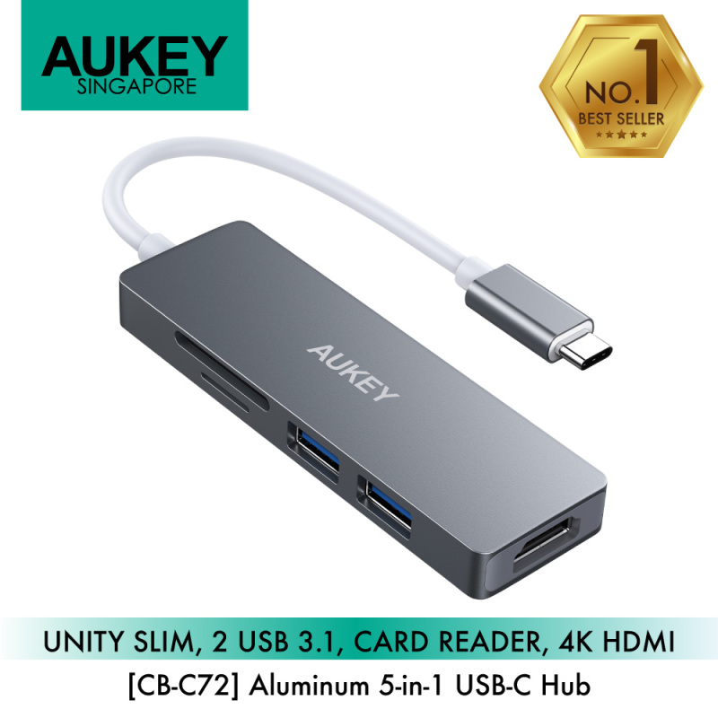 Aukey CB-C72 5-in-1 USB-C Hub