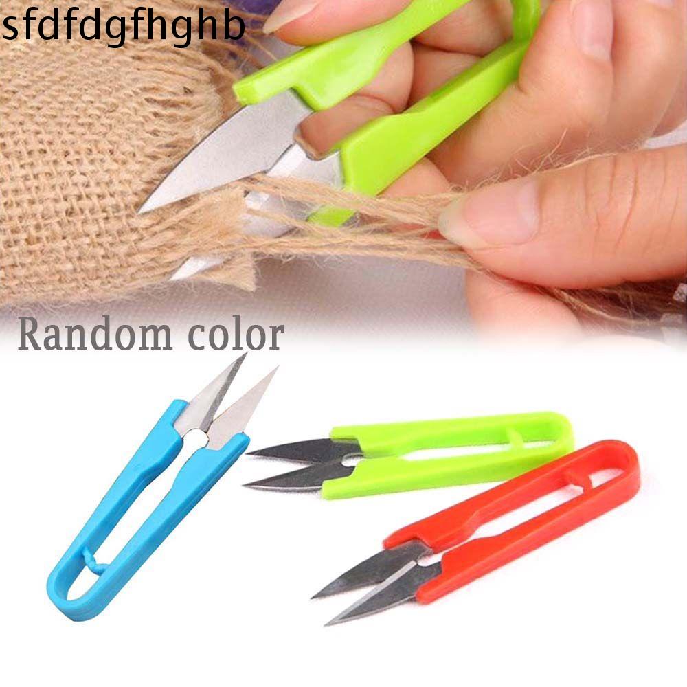 SFDFD Carbon Hình chữ u Kềm cắt Hộ gia đình Thép không gỉ Cầm tay Công cụ may Kéo sợi Thợ may Kéo Kéo may