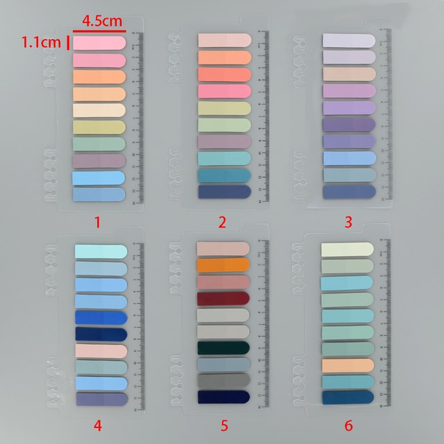 6 gói (1200 tờ) 2 6 gói (1200 tờ) 2 6 Gói/Bộ Đăng nó trong suốt ghi chú dán tự dính đánh dấu chú thích đọc sách rõ ràng Tab văn phòng phẩm dễ thương dễ thương