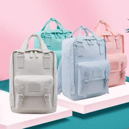 Doughnut Macaroon Pastel Series Backpack / School Bag