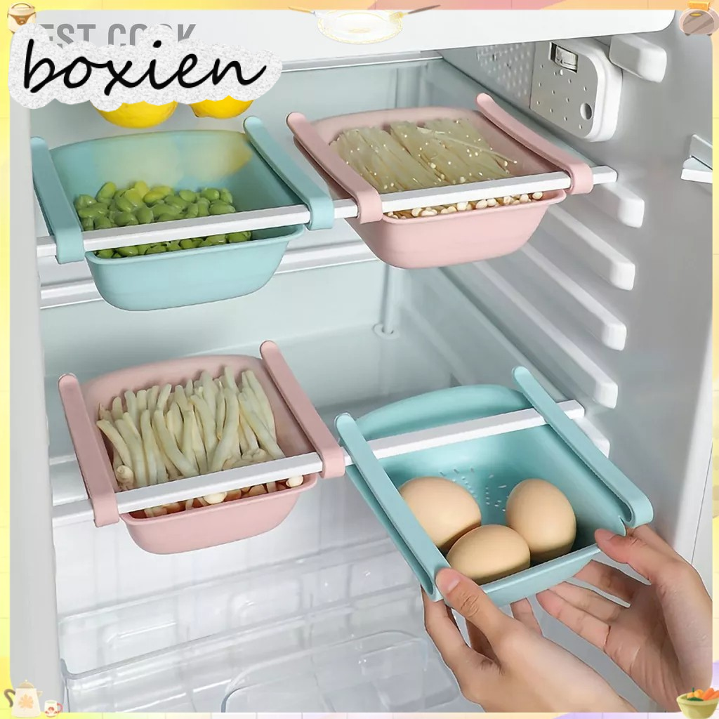 boxien ลิ้นชักตู้ครัวที่ดีที่สุด, ตู้เย็น, ชั้นเก็บของ, ตะกร้าครัว, กล่องเก็บของ PP ในครัวเรือน ราคา 24 บาท*ส่งฟรี