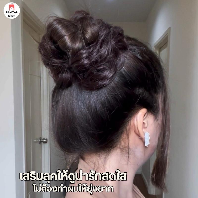 เสริมดังโงะแบบคาด แฮร์พีชเสริมผม วิกผมทรงดังโงะเสริมลุคให้ดูน่ารักสดใส 3