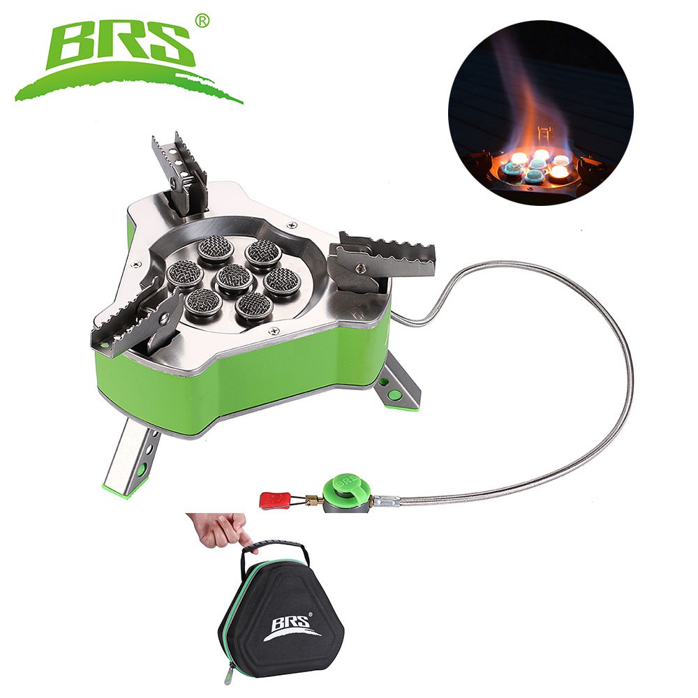 BRS-71A Portable Outdoor Camping Stove Butagas LPG Gas Cooking 9800W Picnic Gas Stove Butane Gas Bruciatore