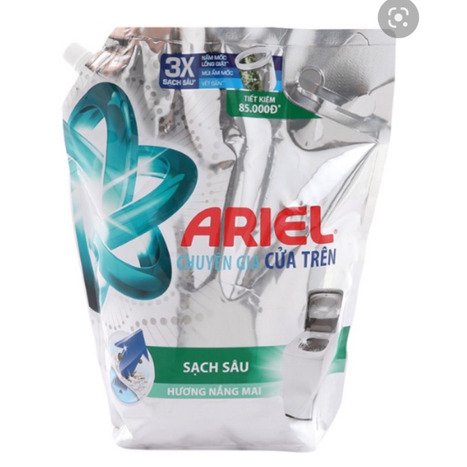 NƯỚC GIẶT ARIEL CHUYÊN GIA CỬA TRÊN SẠCH SÂU HƯƠNG NẮNG MAI 3,5KG