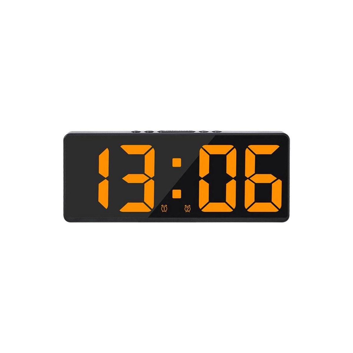 【High-quality】 Creative Number Clock Color Nightlight Temperature Calendar Alarm Clock LED Large Number Electronic Clock Backlight Home Decor