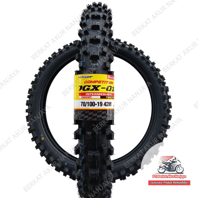 DUNLOP DGX01 70/100-19 Ban Luar TUBETYPE (Non Tubeless) Ban Depan Motor Off-Road KLX CRF WR Harga 524,000 rupiah*Gratis Ongkir