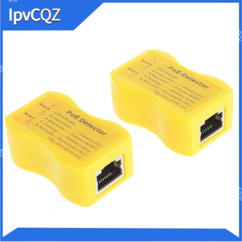 [IpvCQZ]PoE Detector with LED Display, RJ45 Port Network Cable Tester 24V/48V/56V Power over Ethernet Identification Functionality