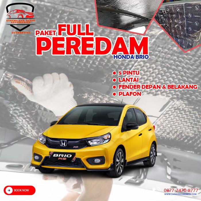 PAKET FULL PEREDAM & PASANG MOBIL BRIO -RM3 Variasi Harga  10,520,000 Ringgit*Penghantaran Percuma