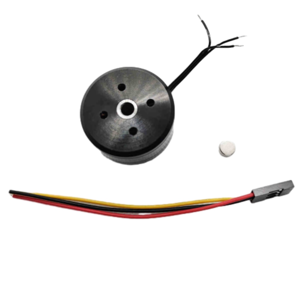 7.4-16V 2606 trục rỗng không chổi than động cơ DC + as5600 từ Encoder BLDC PTZ động cơ bên ngoài rot