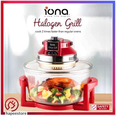 Iona Halogen Grill / Fryer - GLTB112 Cook 2 Times Faster Than Regular Oven!