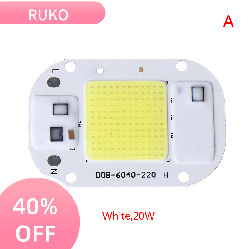 RuKo Chip LED đèn COB thông minh 20W 30W 50W AC 220V đèn LED hạt không có