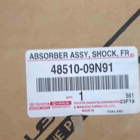 Shock Breaker depan Camry XV40 2400cc 1 set 48510-09N91 48520-09G41 Harga 4,580,000 rupiah*Gratis Ongkir