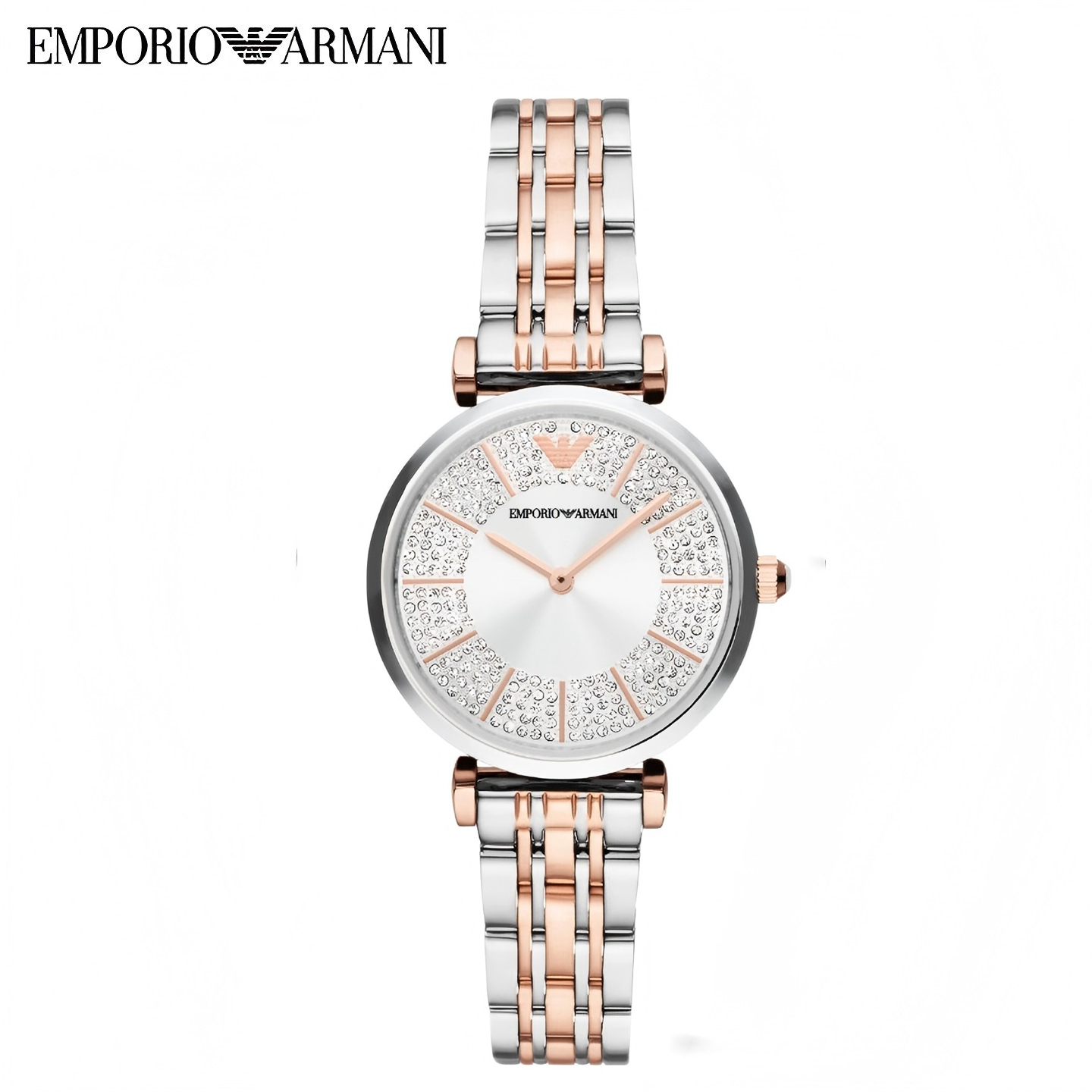 Armani xem phụ nữ sao kim cương Đồng hồ Quartz Bộ đồng hồ a11537 quà tặng bé gái