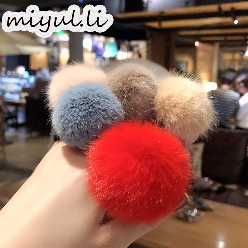 miyuli ผูกผมยางปูขนถุงเท้าผ้าไหมเทียมโก้สไตล์เกาหลีฤดูใบไม้ร่วงและฤดูหนาวแฟชั่น ราคา 11 บาท*ส่งฟรี