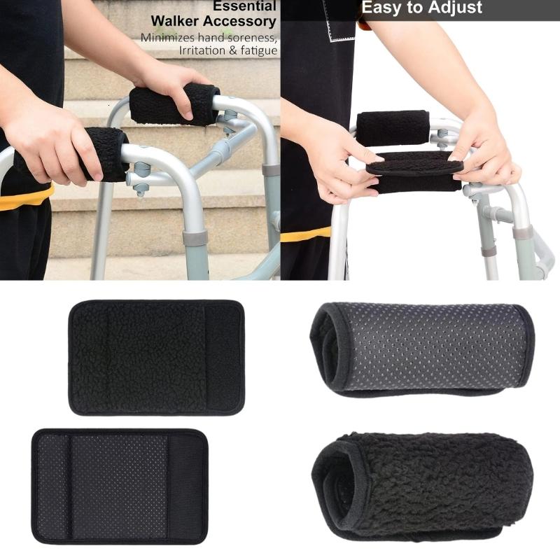 Walker xử lý đệm, đệm tay bìa Phụ kiện cho gấp lăn Xe lăn, rollator xử lý, người già grippers