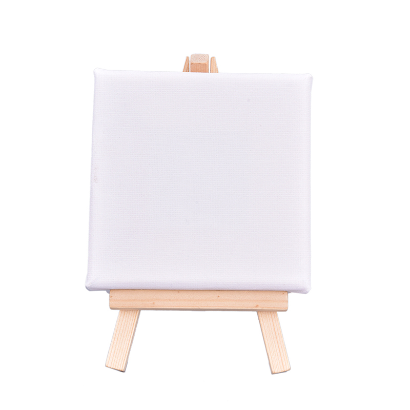 CozyCornerR Tranh Vẽ Mini tranh vẽ căng thẳng trên khung gỗ 10cm x 10cm cho trẻ em