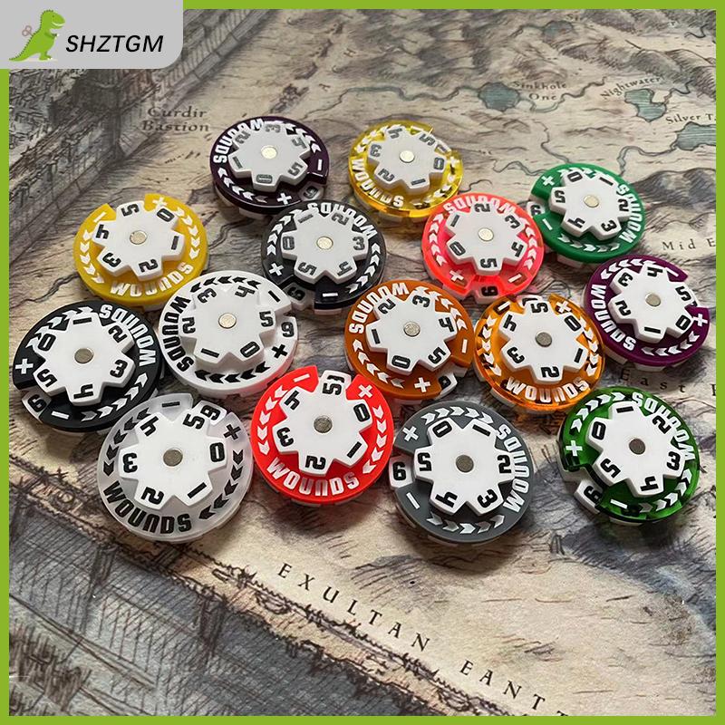 【SHZTGM】 เครื่องนับอะคริลิคขนาดเล็กแบบกลมขนาด32มม. เครื่องติดตามความเสียหายบาดแผล1ชิ้น ราคา 74 บาท*ส่งฟรี