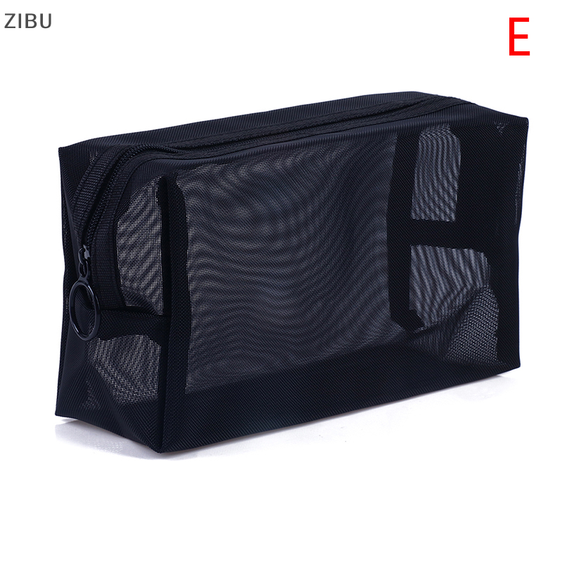 ZIBU Túi đựng mỹ phẩm trang điểm Lưới Trong Suốt Túi đựng đồ trang điểm cho nữ túi đựng