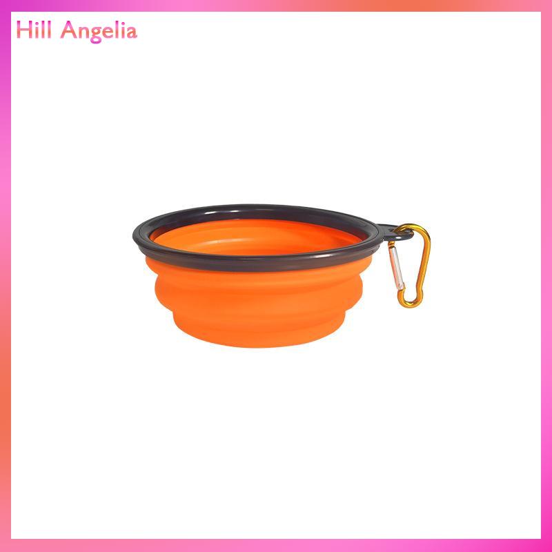 [Hill Angelia] Đóng Mở Mèo Con Chó Vật Nuôi Gấp Silicone Bát Du Lịch Ngoài Trời Xách Tay Con Chó Con Thực Phẩm Container Trung Chuyển Món Ăn Bát Vật Nuôi Nguồn Cung Cấp - 9
