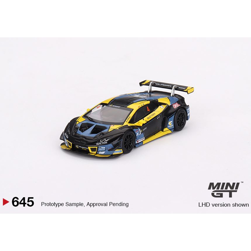 Original MINIGT 1:64 Huracan GT3 EVO #4 Alloy Car Model 645