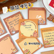 HF Capybara Tearable Notepad - Creative Office Note Paper