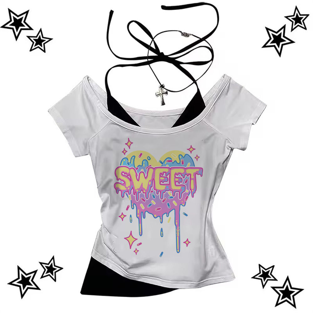 New store openingPunk Fairy crop top Aesthetic 2000s shoujo girl style corset harajuku Fairy gyaru G