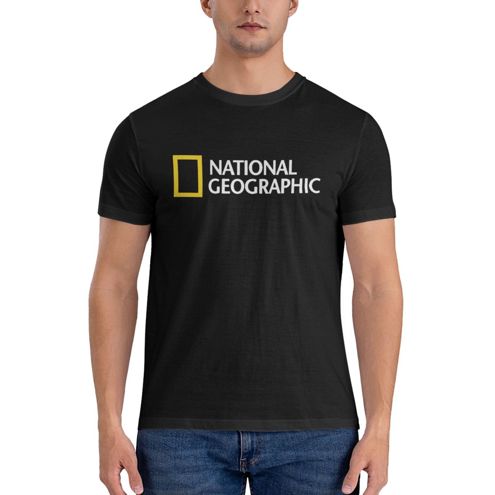 National Geographic Logo High Quality Men'S Tshirt Gift