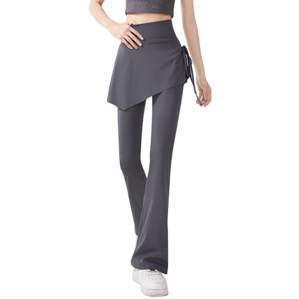O—S STORE Thể dục Quần tập yoga Eo cao Áo giả hai mảnh Quần tập luyện Thời trang Đáy chuông Quần khiêu vũ Phụ nữ - 3