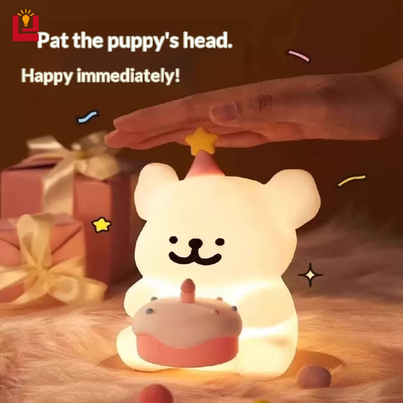 Cute Star Bear Night Light for Kids Bedroom - Soft Warm Glow Decorative Lamp Perfect Gift for Birthday or Special Occasions ราคา 23 บาท*ส่งฟรี