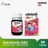 SAKATONIK ABC CURCUMA MADU 24 TABLET | SAKATONIK ABC VITAMIN 30 TABLET / TABLET HISAP ANAK / SUPLEMEN KESEHATAN ANAK Jaga Imun Tubuh Multivitamin Anak