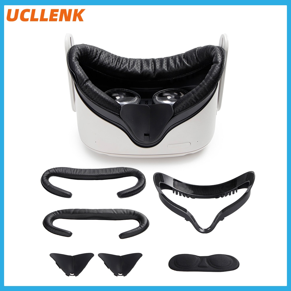VR phụ kiện Eye cover cho Oculus Quest 2 kính VR ánh sáng Bing da PU mềm Eye Cover Pad Bracket cho quest2