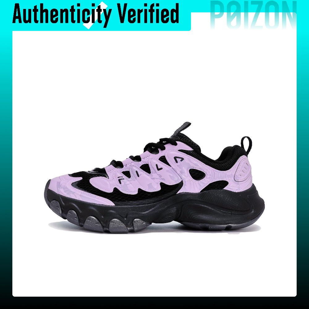 รองเท้าผ้าใบ รองเท้าลำลองผู้ชาย FILA TRUFFLE Chunky ผู้ชาย Low-top Black/Gold/Purple F12M521112FBB(TeamR-) ราคา 20,740 บาท*ส่งฟรี