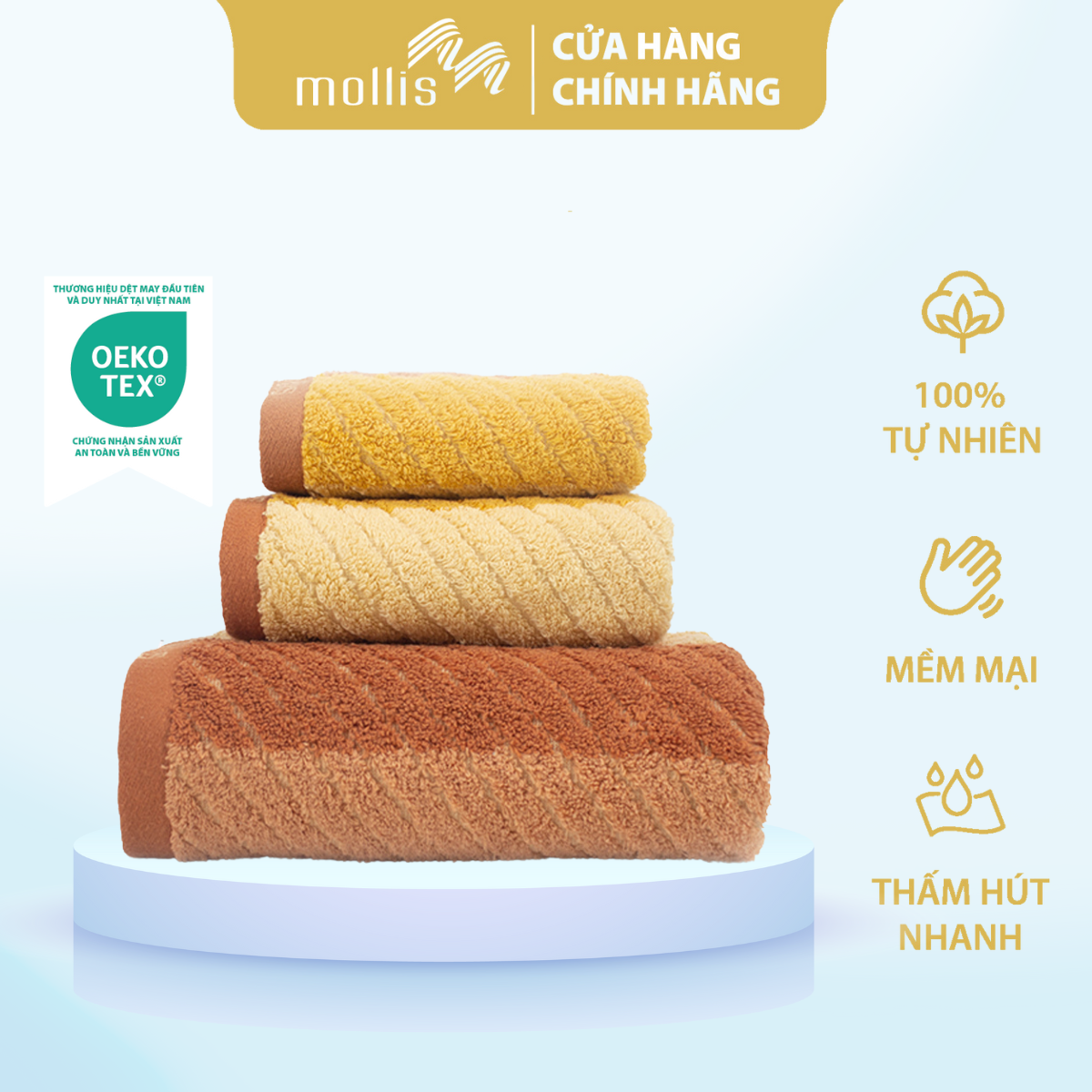 Khăn tắm, khăn gội/mặt Cotton Nontwist không xoắn siêu thấm hút nước và nhanh khô cho người lớn, tiện lợi cho tập thể thao, quấn đầu, ủ tóc, spa gội đầu