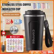 Yuyqaw 510ML Insulated Travel Mug - Hot & Cold Tumbler