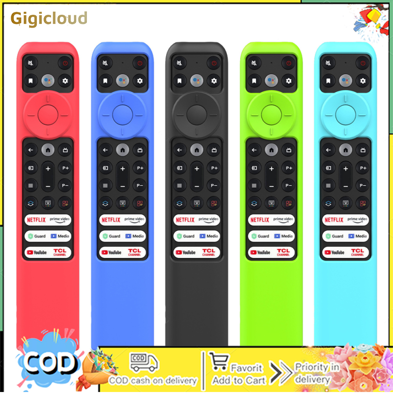 Silicone Case Cover Compatible For Tcl Rc902v Fmr1 Far2 Fmr4 Tv Remote Case Universal Protective Cover ราคา 150 บาท*ส่งฟรี