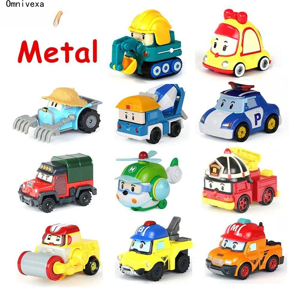 Mô Hình Đồ Chơi Xe Hơi Robocar Poli Bằng Hợp Kim Cho Bé