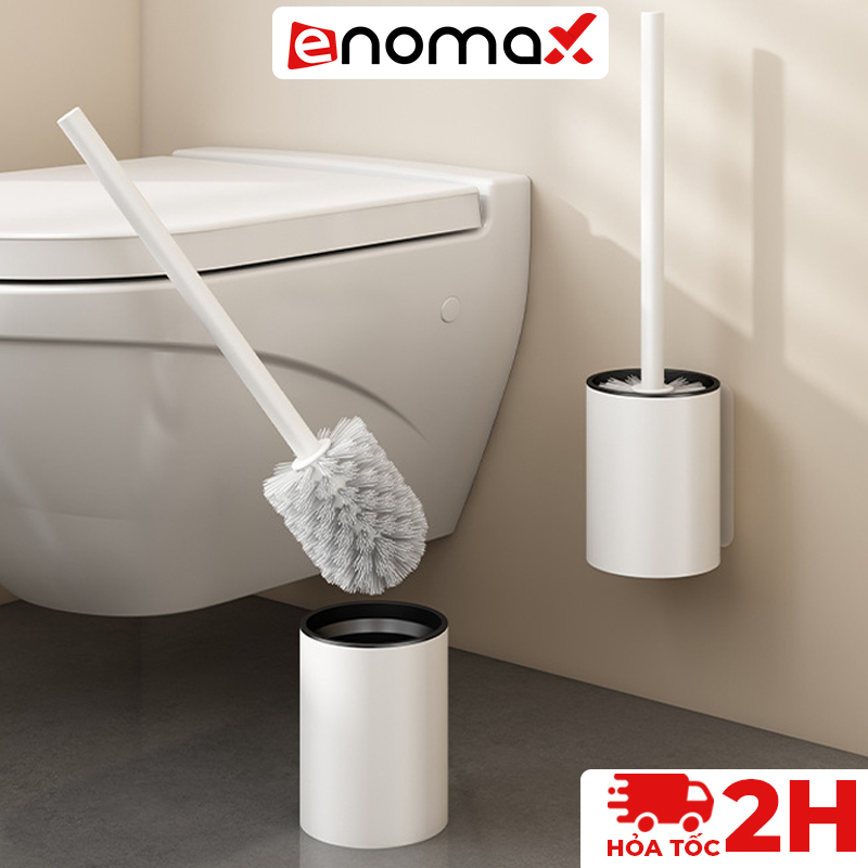  Cọ nhà vệ sinh Enomax dán tường cọ chà toilet chà bồn cầu nhà tắm nhôm hàng không cao cấp chống gỉ   Eno - 0128   