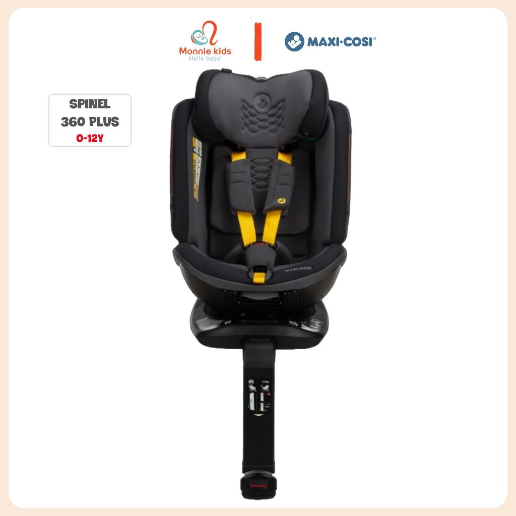 Ghế ngồi ô tô Maxi-Cosi Spinel 360 Plus cho bé sơ sinh, ghế xe hơi trẻ em cao cấp - Monnie Kids