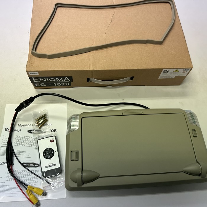 TV PLAFON/TV ROOF MONITOR ENIQMA TOYOTA EG-1078 9INCH -Megavia Store Harga  1,665,000 Ringgit*Penghantaran Percuma