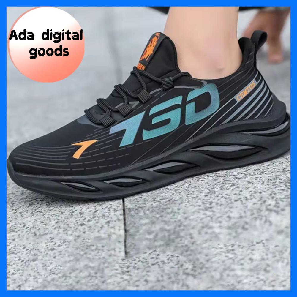 ADG Thoáng khí Giày sneaker nam thường ngày Chống trượt Chống mài mòn Giày chạy bộ  Thắt Dây Giày lưới ngoài trời Dành cho Xuân Thu