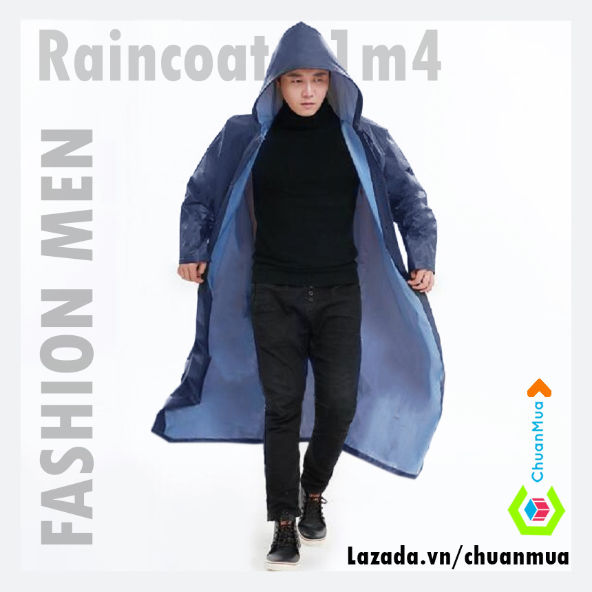 HCM Áo Mưa Dây Kéo Nam Size Lớn KOJMAC Raincoat Men XXL 1m4  Raincoat for