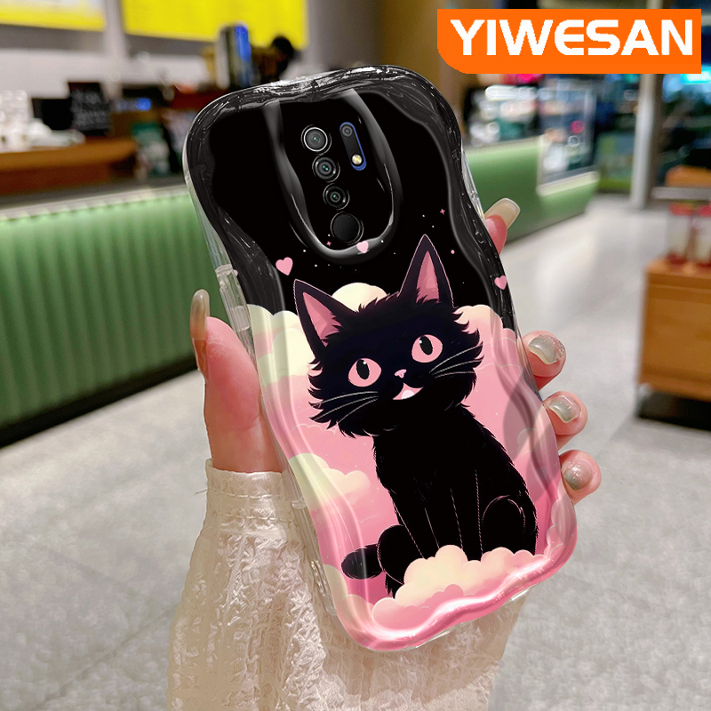 Ốp lưng Yiwesan cho Xiaomi Redmi 9 Prime 10 Ốp lưng 10c 12c POCO C55 POCO M2 hoạt hình dễ thương viề