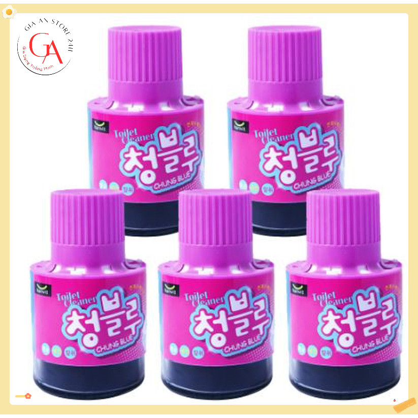 Combo 3 Thả Bồn Cầu Khử Mùi Hanvit Diệt Khuẩn, Hương Hoa Hàn Quốc 180gr