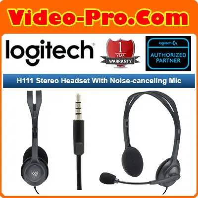 Logitech H111 Stereo Headset With Noise-canceling Mic