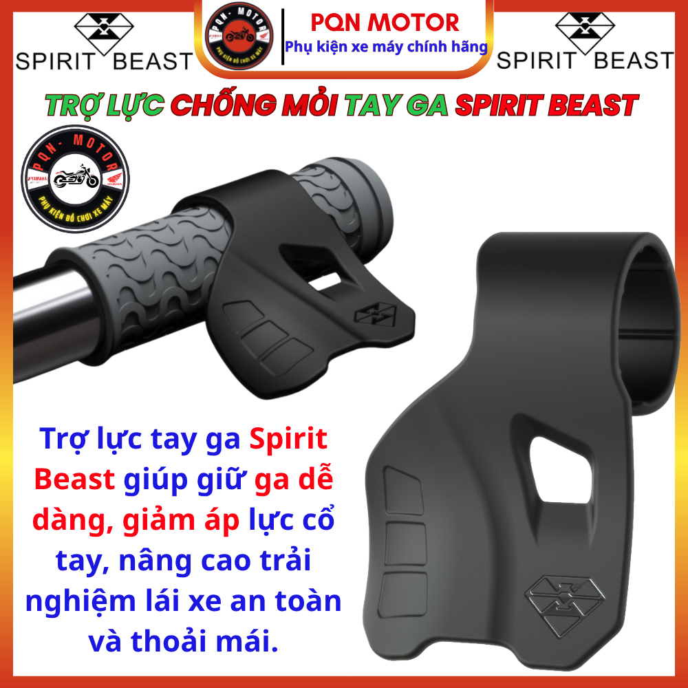 Trợ Lực Chống Mỏi Tay Ga Xe Máy Spirit Beast Chính Hãng – Gắn Nhanh, Êm Tay, Hỗ Trợ Đi Tour Dài