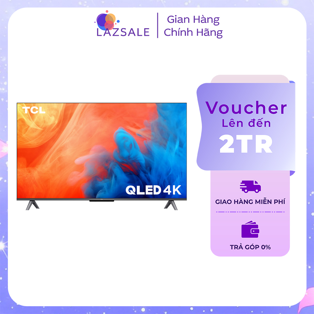 Google Tivi QLED TCL 4K 43 inch 43Q646 - Hệ điều hành Google TV - Tần số quét thực 60 Hz - Bộ xử lý AiPQ Gen 3 - Bộ xử lý AiPQ Gen 3